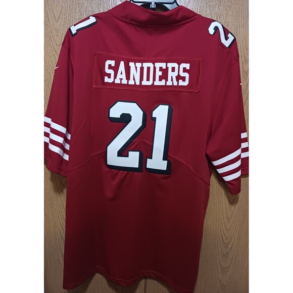 Deion Sanders (Nike)-(49ers)-(Jersey)-(Red)-(New Condition)-(Size XL)-$100.00 - Picture 3 of 5